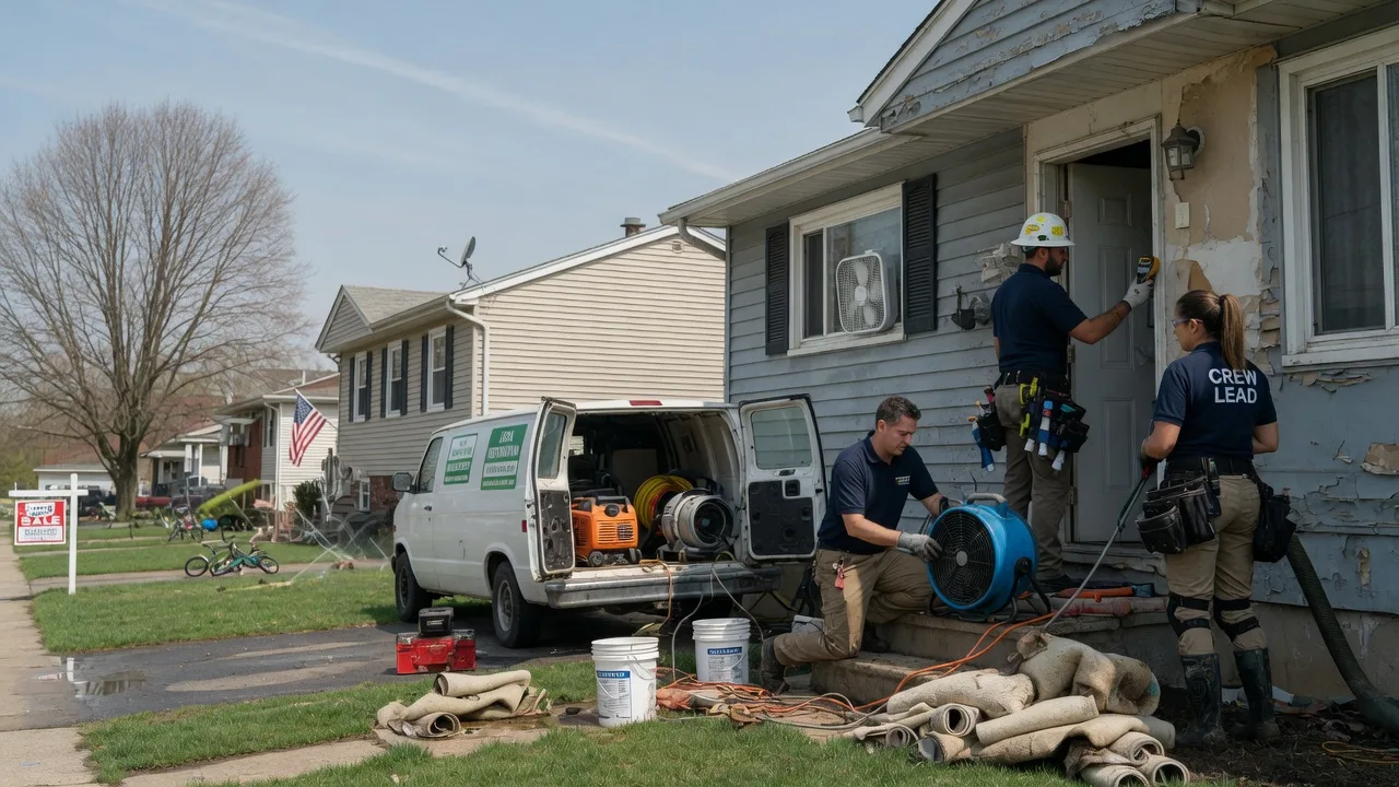 Flood Cleanup in Harleigh, PA near me
